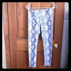 Noli active snake print leggings size small